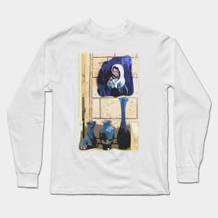 Madonna and Bottles Long Sleeve T-Shirt